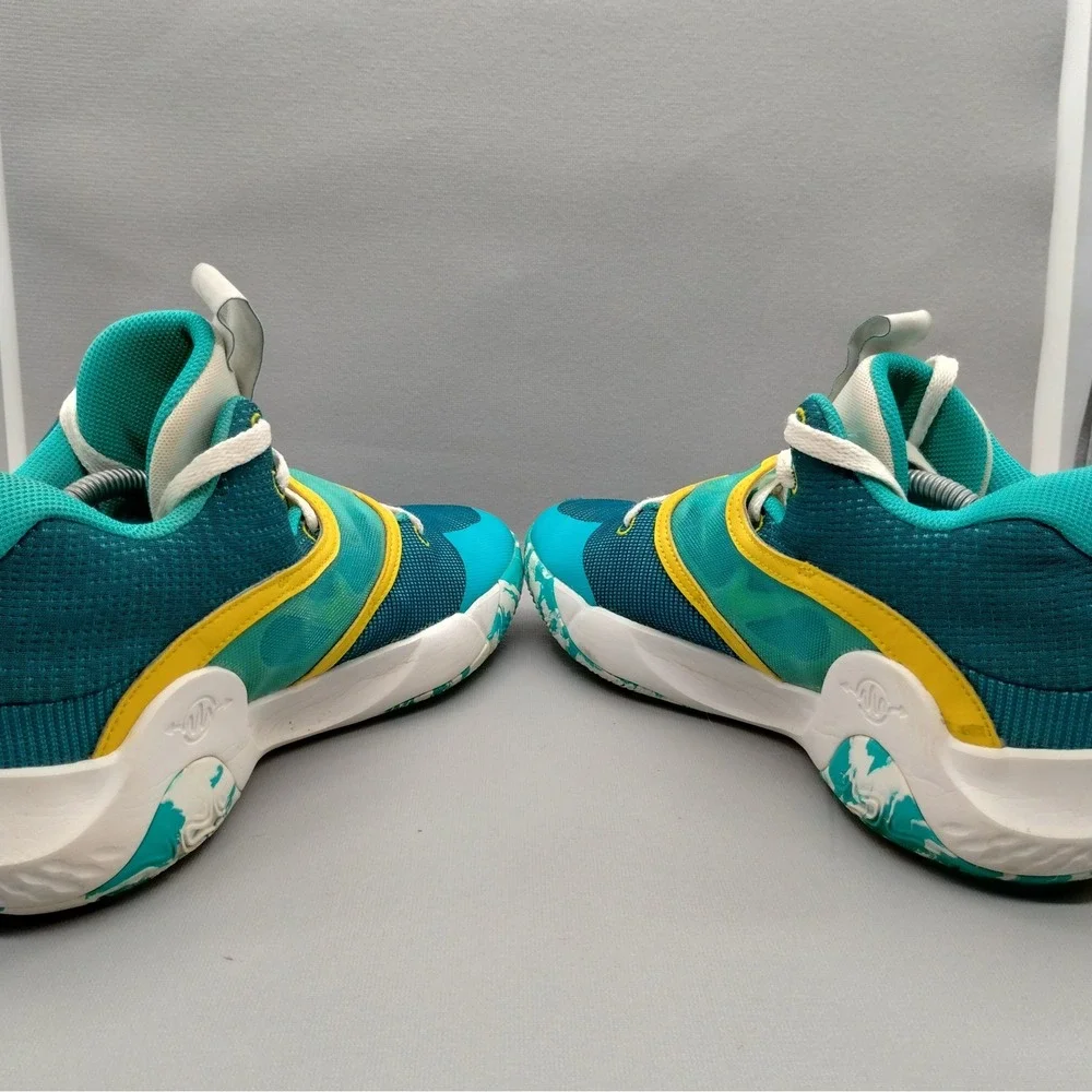 Nike KD Trey 5 X Mens Basketball Shoes Teal Yellow White DD9538-300 Size 11
